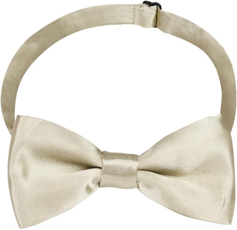weVSwe Boy's Bow Ties Adjustable Pre Tied Bowtie for Wedding Party 10 x 5 CM - Image 2